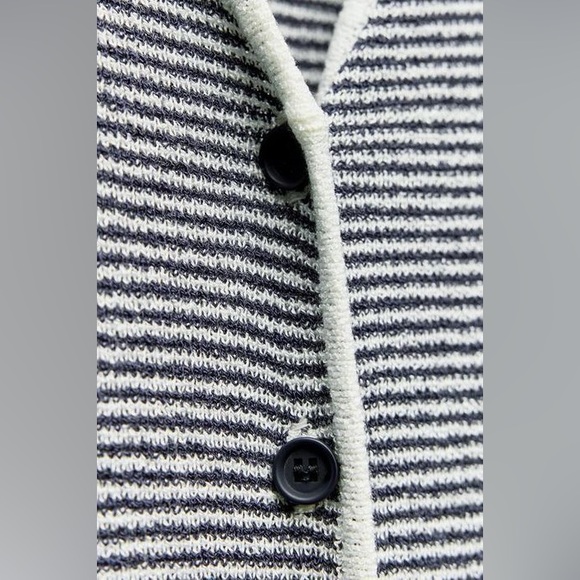 Zara Striped Knit Midi Dress - Size Medium - Picture 4 of 10